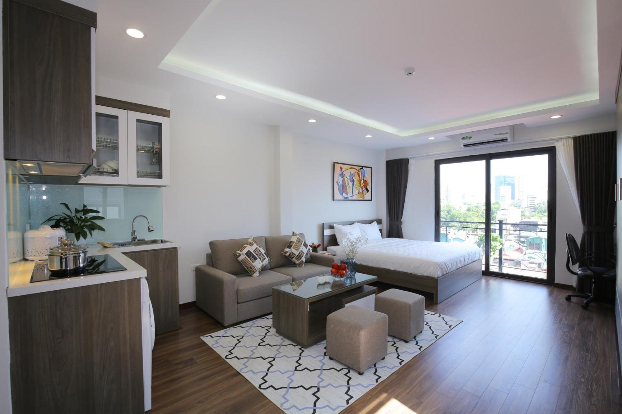 Sumitomo9 Apartments & Hotel - Alley 58 Dao Tan Hanoi Bagian luar foto